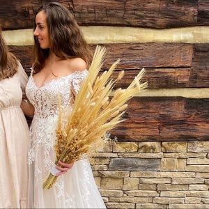 BOHEMIAN Wedding Bouquet Dried Florals